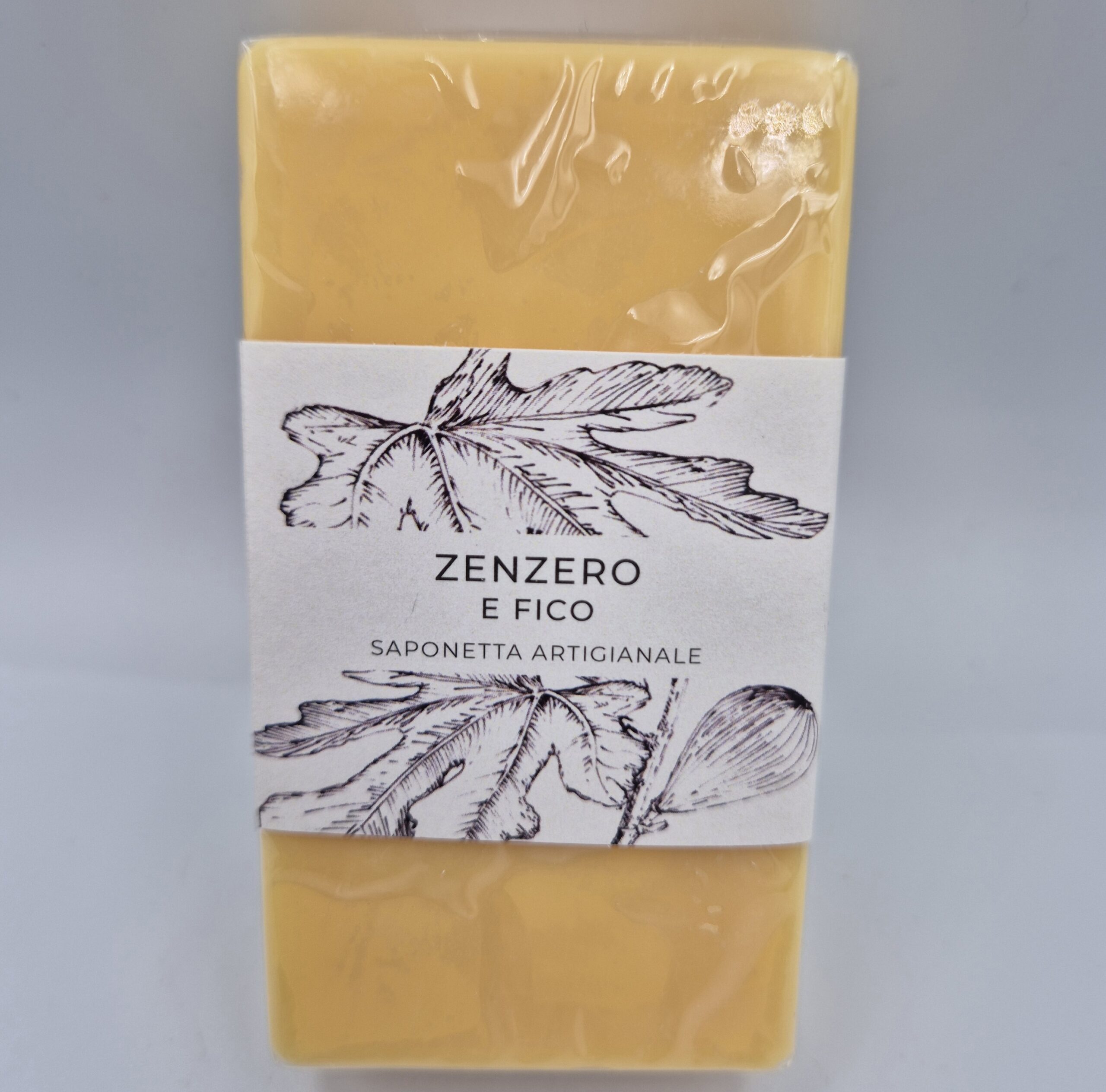 Saponetta artigianale al fico con estratto di zenzero - Monastero di Valserena